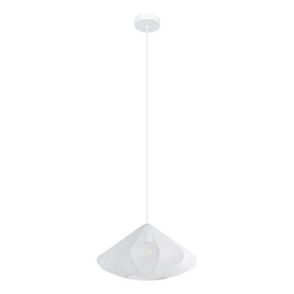 Eglo - Luster na sajli 1xE27/40W/230V pr. 42,5 cm bela