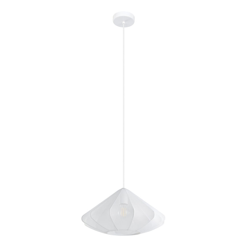 Eglo - Luster na sajli 1xE27/40W/230V pr. 42,5 cm bela