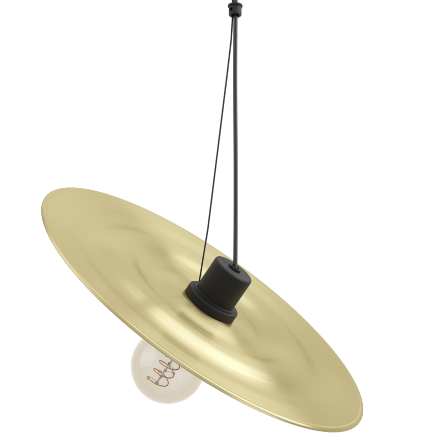 Eglo - Luster na sajli 1xE27/40W/230V zlatna
