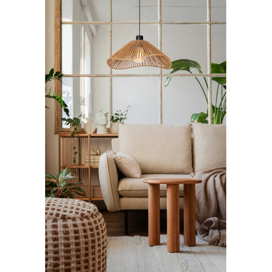 Eglo - Luster na sajli 1xE27/60W/230V braon
