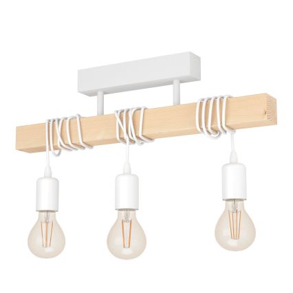 Eglo - Nadgradni luster TOWNSHEND 3xE27/60W/230V - FSC sertifikovano