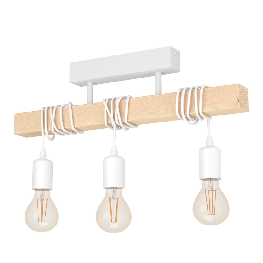Eglo - Nadgradni luster TOWNSHEND 3xE27/60W/230V - FSC sertifikovano