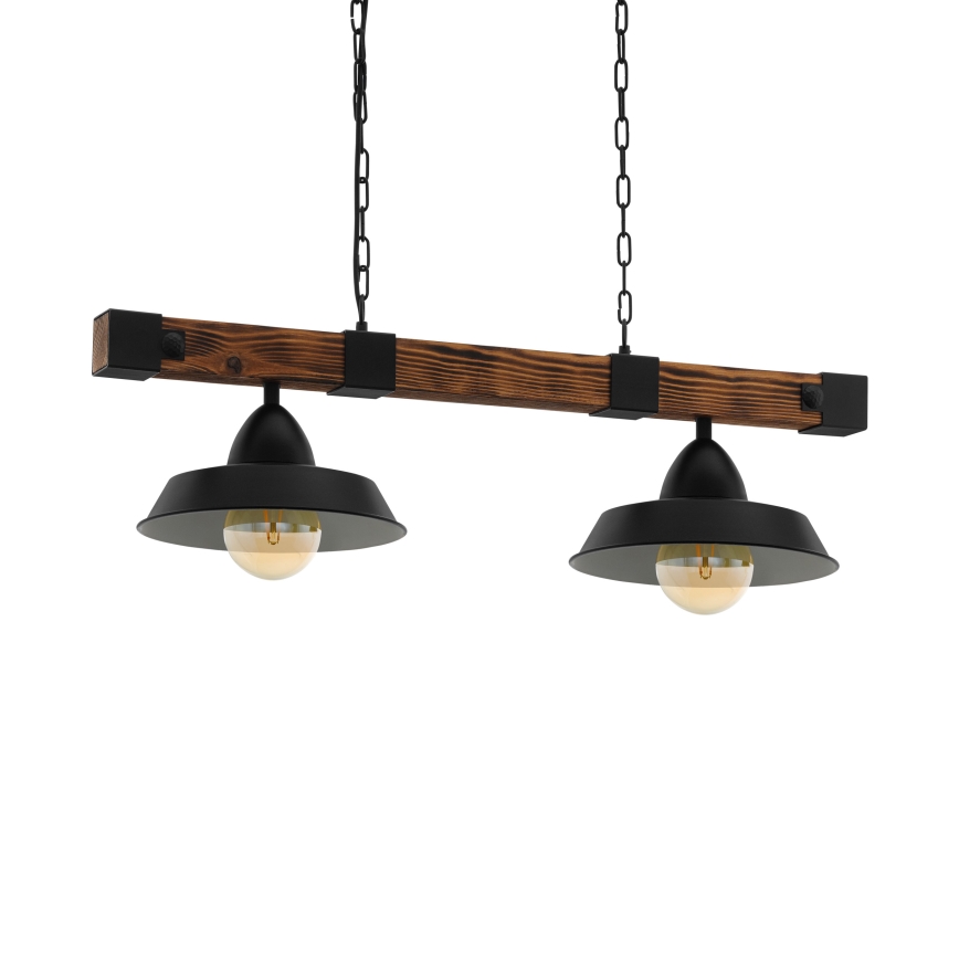 Eglo - Luster na lancu 2xE27/60W/230V - FSC sertifikovano