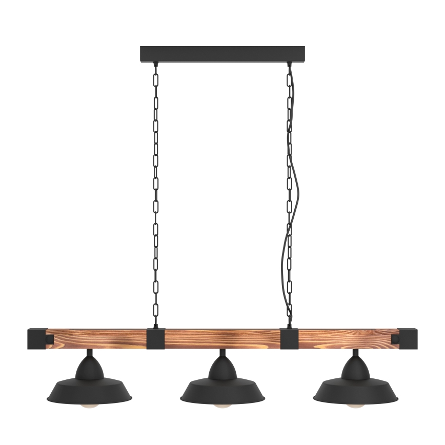 Eglo - Luster na lancu 3xE27/60W/230V - FSC sertifikovano