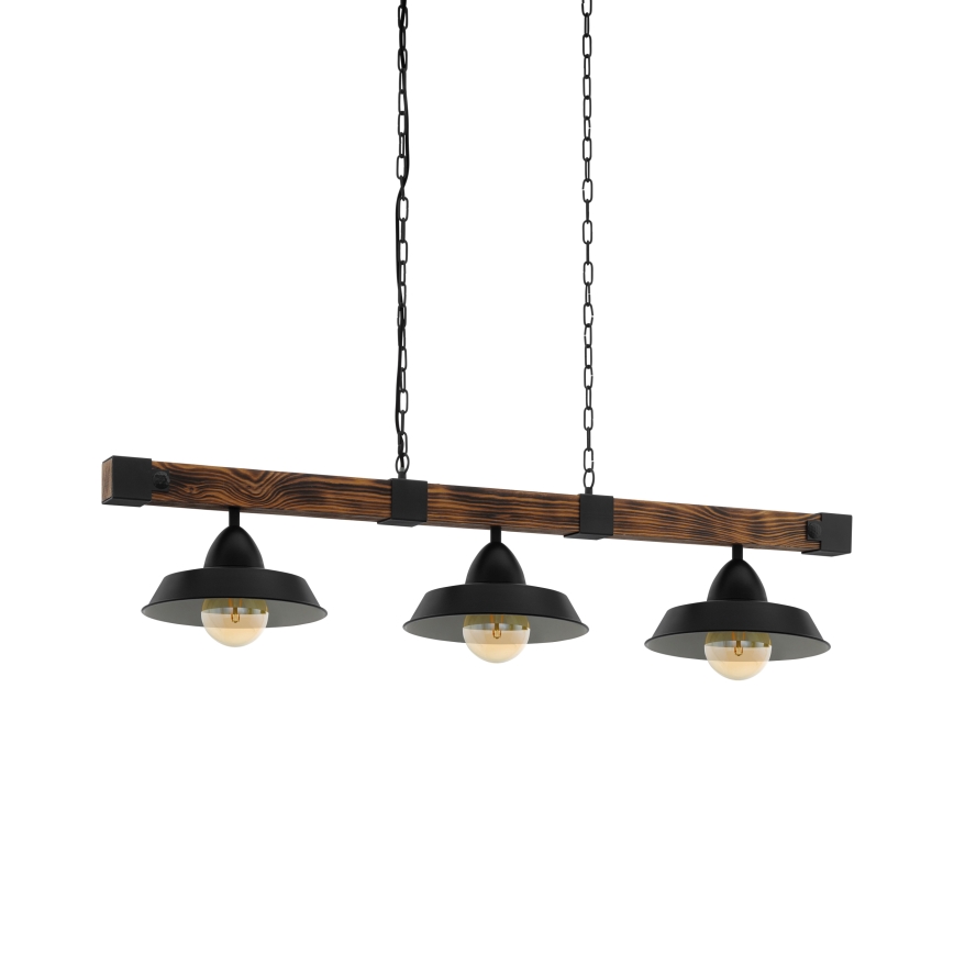 Eglo - Luster na lancu 3xE27/60W/230V - FSC sertifikovano