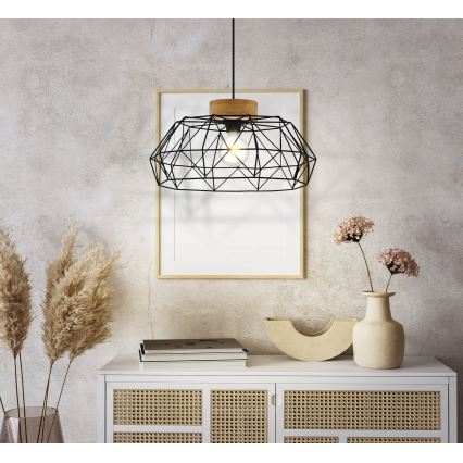 Eglo - Luster na sajli 1xE27/60W/230V - FSC sertifikovano