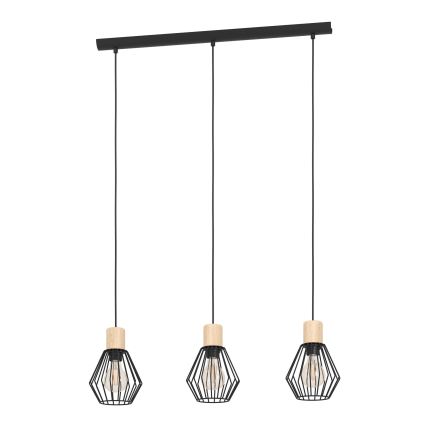 Eglo - Luster na sajli 3xE27/60W/230V