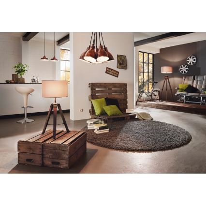 Eglo - Podna lampa 1xE27/60W/230V - FSC sertifikovano