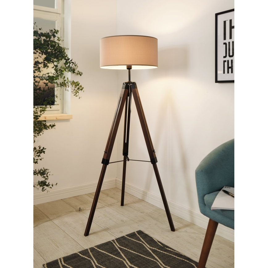 Eglo - Podna lampa 1xE27/60W/230V - FSC sertifikovano