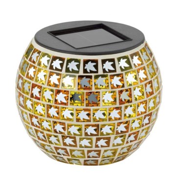 EGLO 47217 - Solarno svetlo BLATT 1xLED/0,03W narandžasta IP44