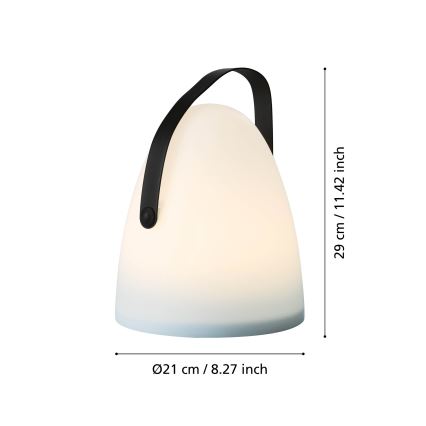 Eglo 48841 - LED Spoljašnja stona lampa COLLIRADOS LED/3xAA IP44