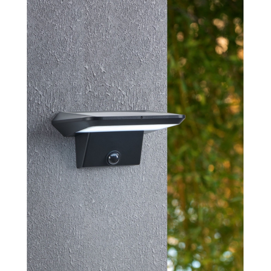 Eglo - LED Solarna zidna lampa sa senzorom LED/20W/3,7V IP44