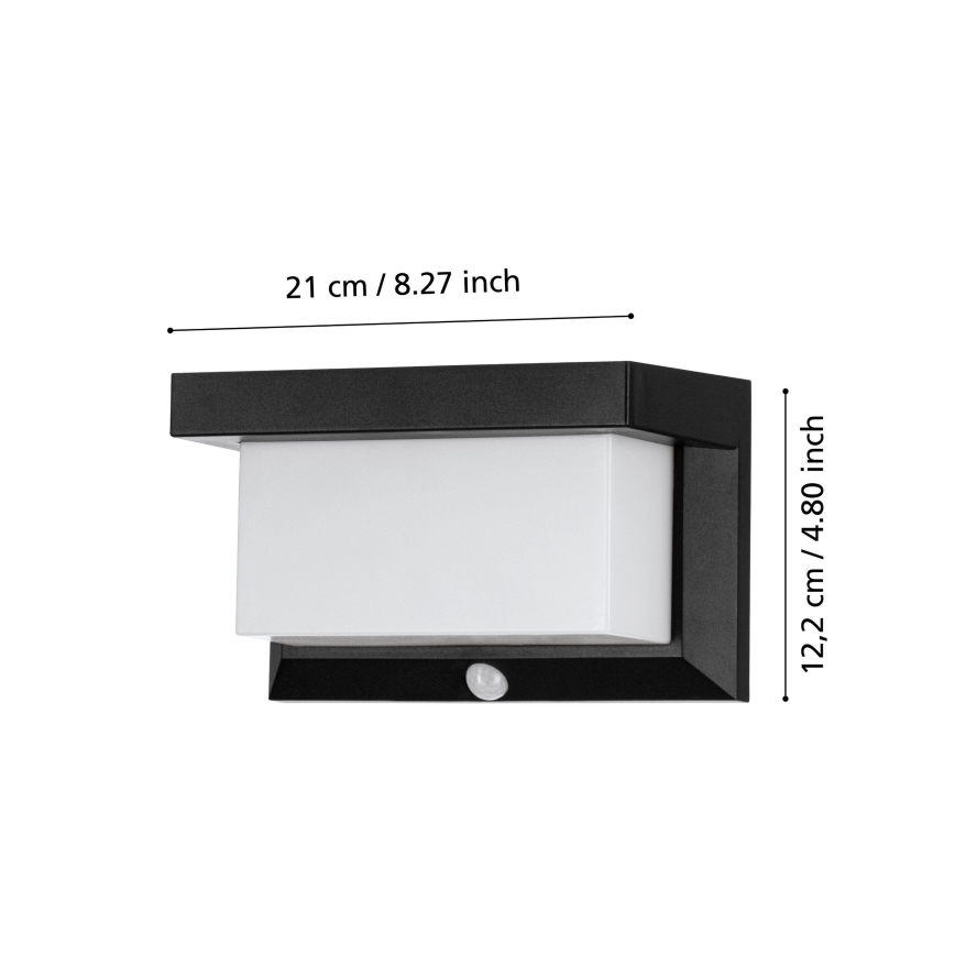 Eglo - LED Solarna zidna lampa sa senzorom LED/3,84W/3,7V IP44