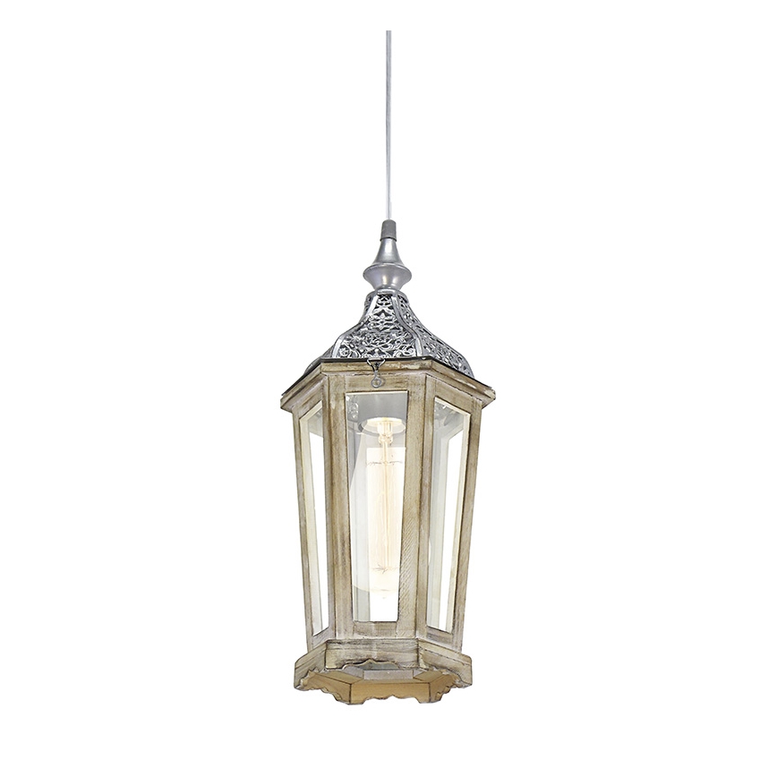 Eglo 49206 - Luster KINGHORN 1xE27/42W/230V