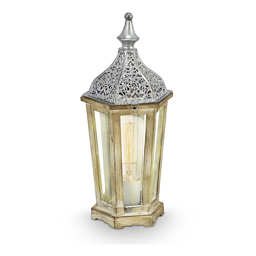 Eglo 49277 - Stona lampa KINGHORN 1xE27/60W/230V