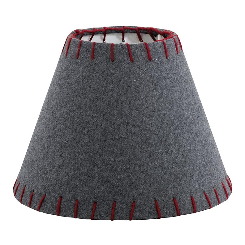 Eglo 49432 - Abažur za podnu lampu VINTAGE crveno izvezeno E14 pr. 20,5 cm