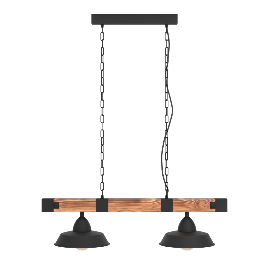 Eglo - Luster na lancu 2xE27/60W/230V