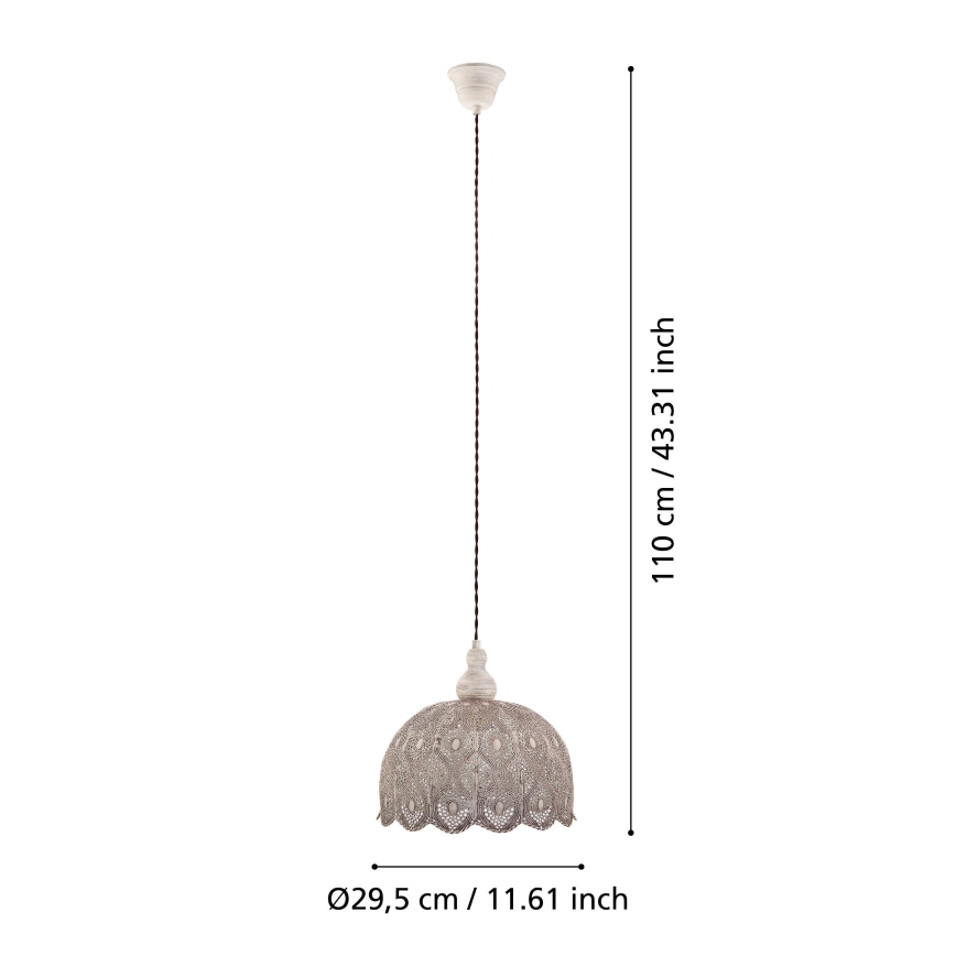 Eglo - Viseća lampa 1xE27/60W