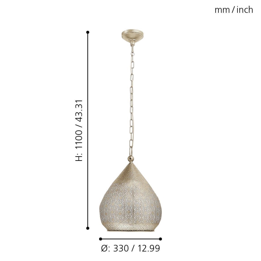 Eglo - Viseća lampa 1xE27/60W