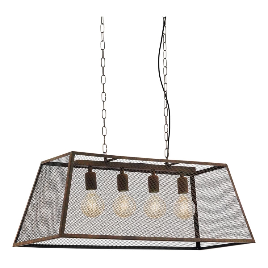 Eglo 49799 - Viseća lampa AMESBURY 4xE27/60W