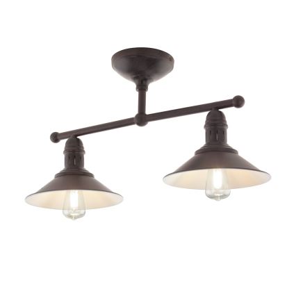 Eglo 49824 - Luster na šipci STOCKBURY 2xE27/60W