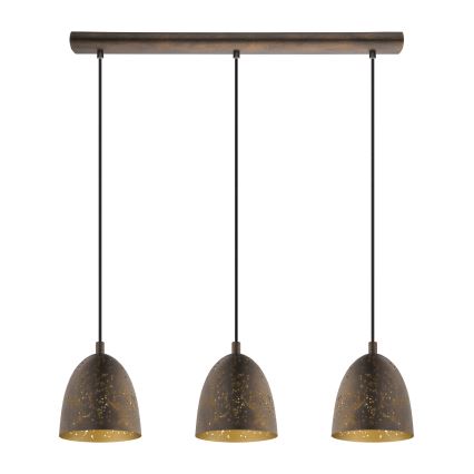 Eglo - Viseća lampa 3xE27/60W