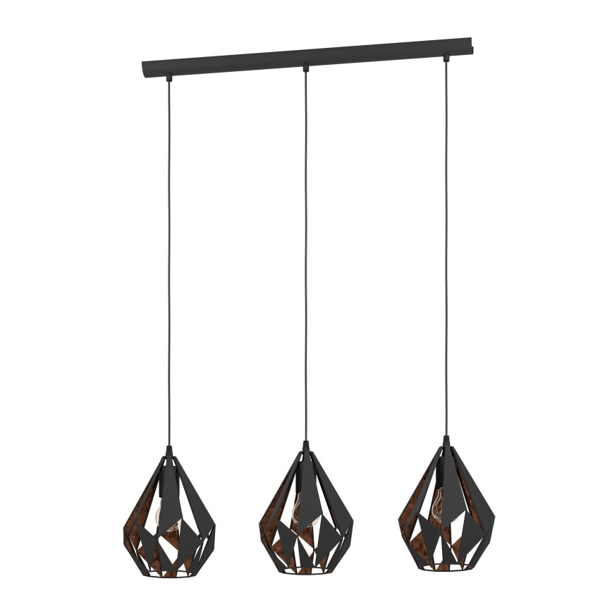 Eglo - Viseća lampa 3xE27/60W/230V