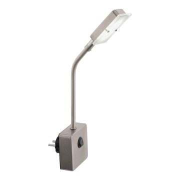 Eglo 54651 - LED Lampa za utičnicu LED/4,5W/230V 3000K mat krom