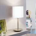 Eglo 54744 - Stona lampa ANADIA 1xE14/40W/230V bela/mat krom