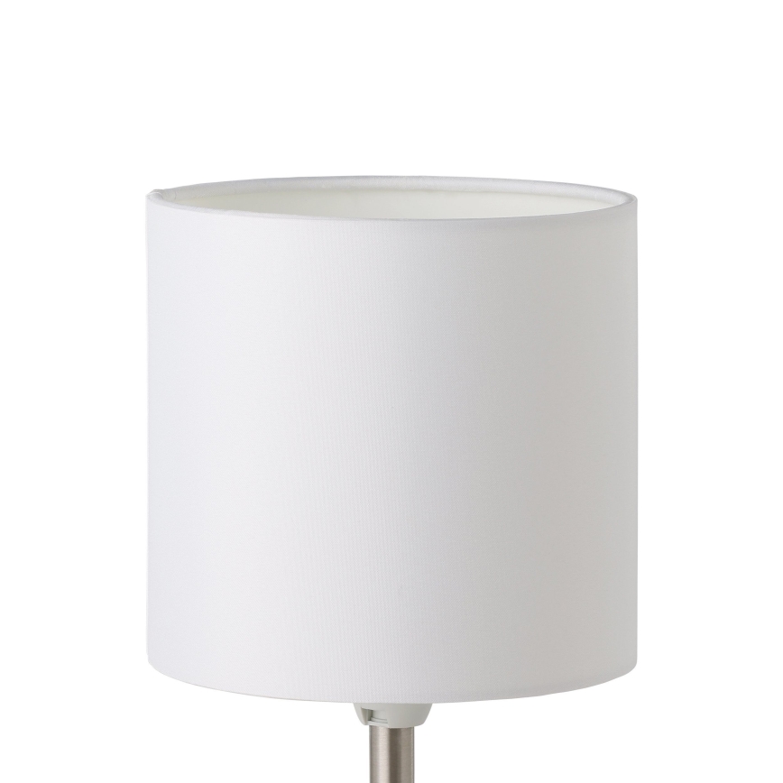 Eglo 54744 - Stona lampa ANADIA 1xE14/40W/230V bela/mat krom