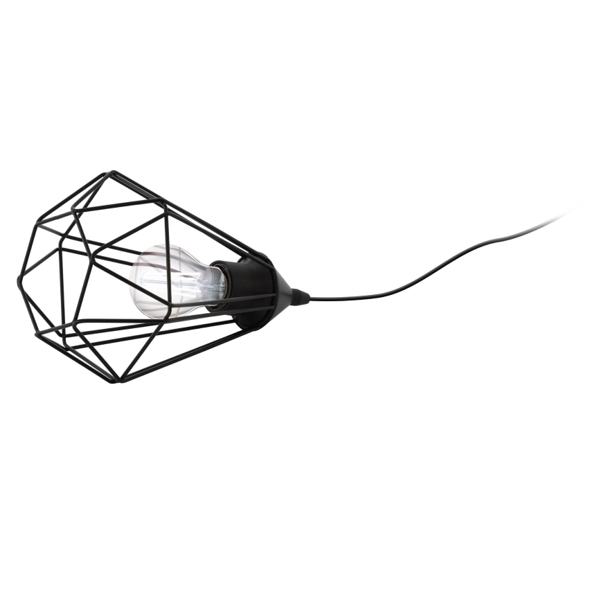 Eglo 54889 - LED Stona lampa za utičnicu 1xE27/4W/230V 3000K crno