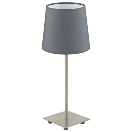 Eglo 54906 - LED Stona lampa 1xE14/6W/230V sivo/krom