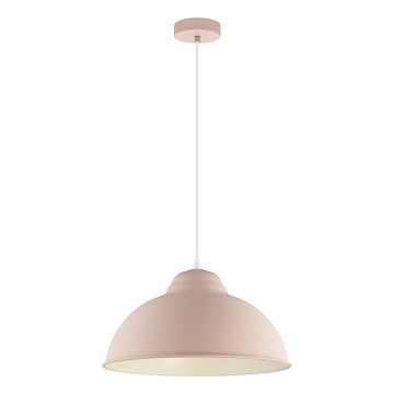 Eglo 54964 - Luster na sajli TRURO-P 1xE27/60W/230V roze