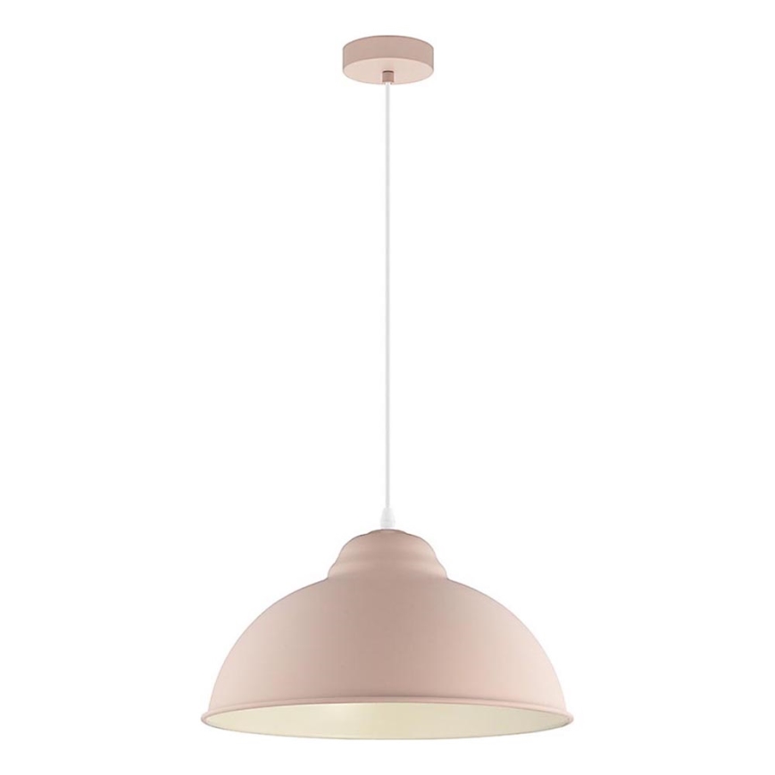 Eglo 54964 - Luster na sajli TRURO-P 1xE27/60W/230V roze