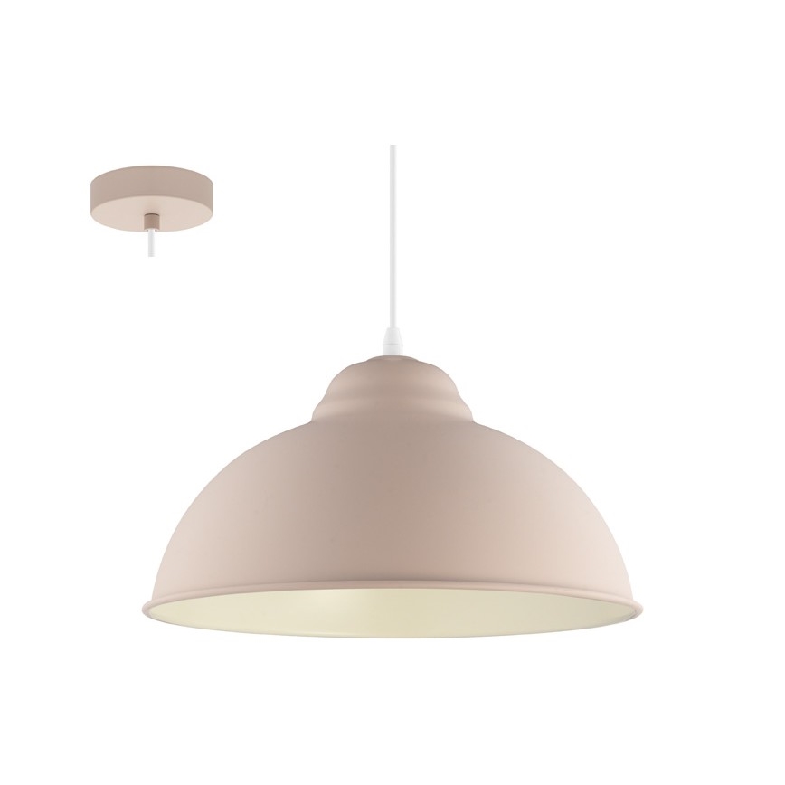 Eglo 54964 - Luster na sajli TRURO-P 1xE27/60W/230V roze