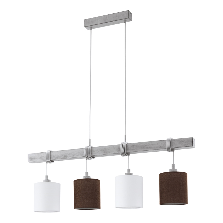 Eglo 55206 - Luster na sajli TOWNSHEND 4xE27/60W/230V