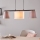 Eglo 55207 - Luster na sajli ALMEIDA 3xE14/25W/230V sivo