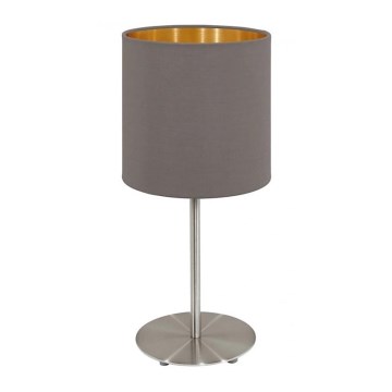 Eglo 55214 - Stona lampa PASTERI 1xE14/40W/230V braon/bakrena