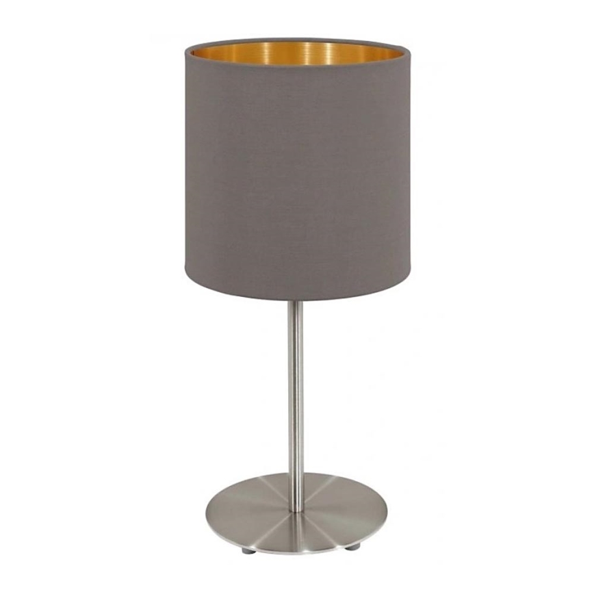 Eglo 55214 - Stona lampa PASTERI 1xE14/40W/230V braon/bakrena