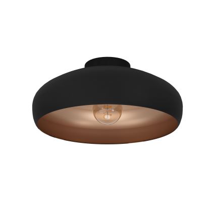 Eglo 55248 - Plafonjera MOGANO 1xE27/60W/230V crno