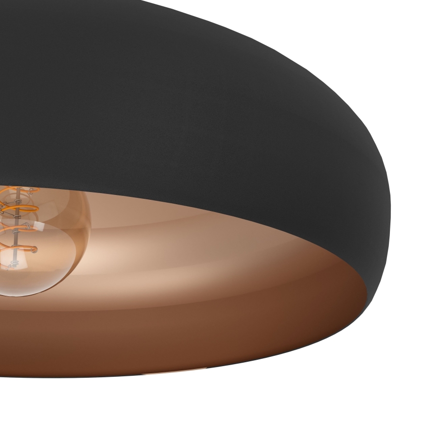 Eglo 55248 - Plafonjera MOGANO 1xE27/60W/230V crno