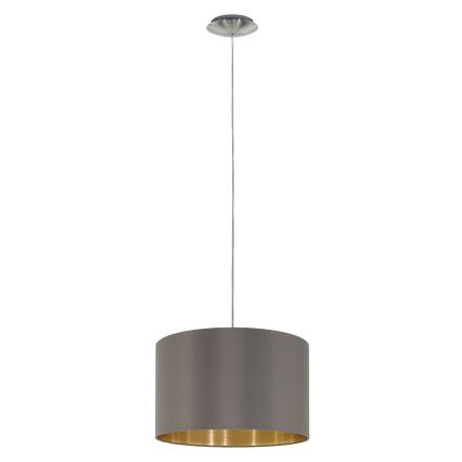 Eglo 55269 - Luster na sajli MASERLO 1xE27/60W/230V braon