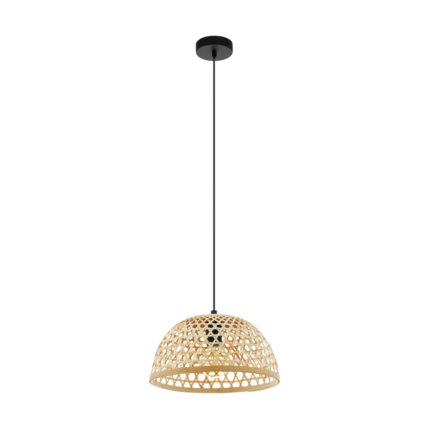 Eglo 55695 - Luster na sajli CLAVERDON 1xE27/40W/230V pr. 37 cm bež