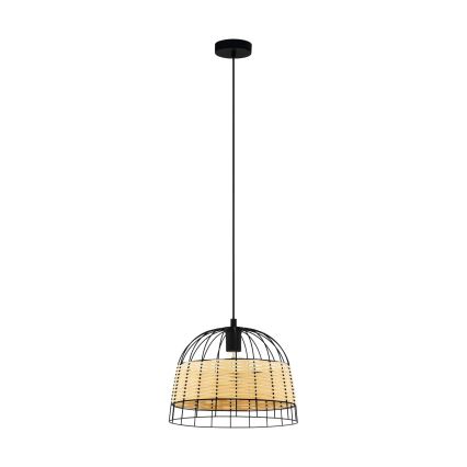 Eglo 55709 - Luster na sajli ANWICK 1xE27/40W/230V ratan