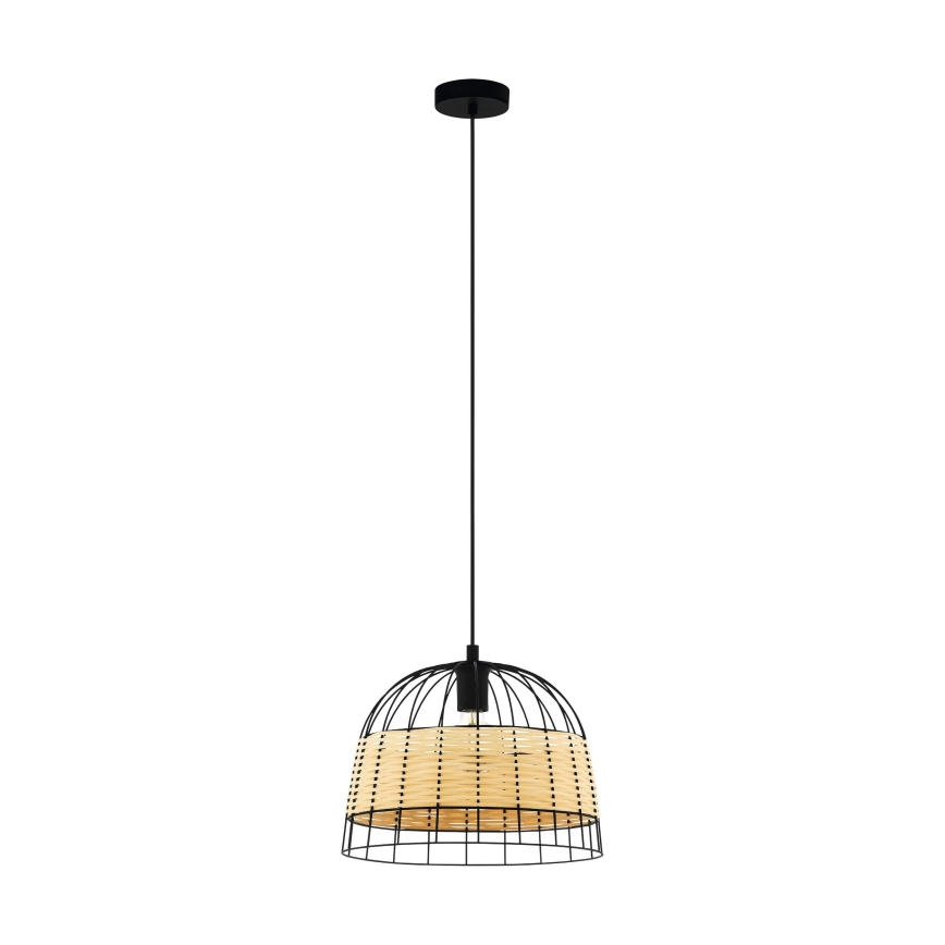 Eglo 55709 - Luster na sajli ANWICK 1xE27/40W/230V ratan