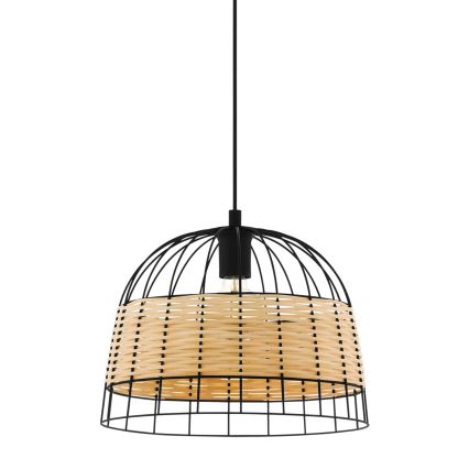 Eglo 55709 - Luster na sajli ANWICK 1xE27/40W/230V ratan