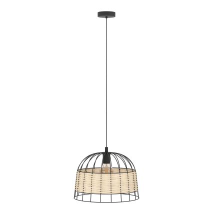 Eglo 55709 - Luster na sajli ANWICK 1xE27/40W/230V ratan