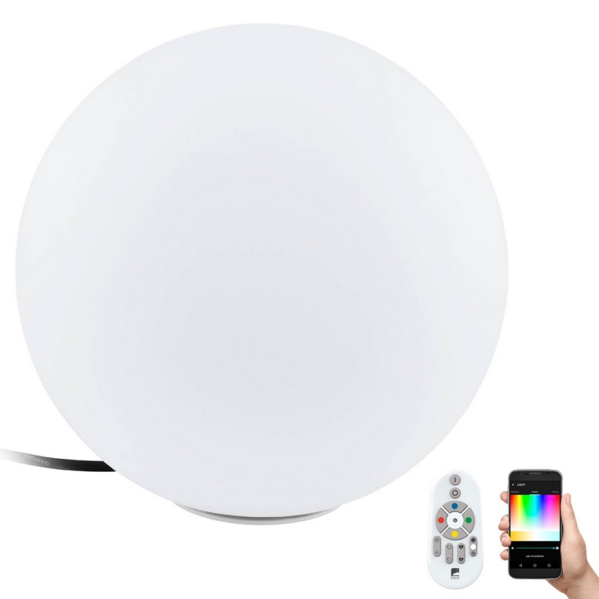 Eglo 55784 - LED RGBW Spoljašnja lampa MONTEROLO-C 1xE27/9W/230V IP65 pr. 39 cm + Daljinski upravljač