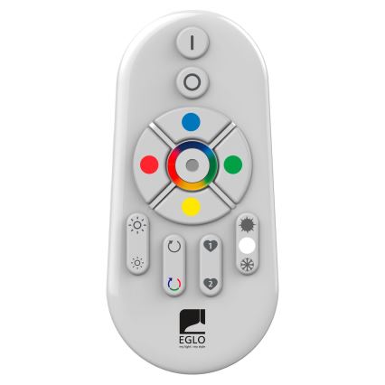 Eglo 55784 - LED RGBW Spoljašnja lampa MONTEROLO-C 1xE27/9W/230V IP65 pr. 39 cm + Daljinski upravljač