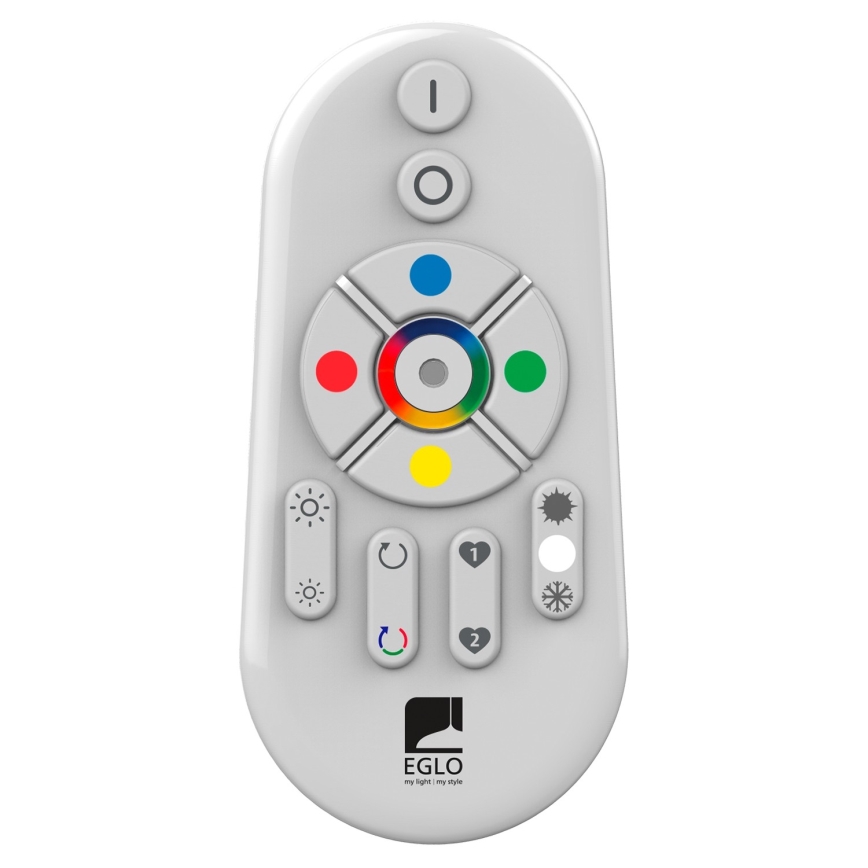 Eglo 55784 - LED RGBW Spoljašnja lampa MONTEROLO-C 1xE27/9W/230V IP65 pr. 39 cm + Daljinski upravljač